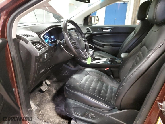 2015 Ford Edge SEL with VIN 2FMTK4J94FBB68996, listed as a Copart auction lot 52613325 with 66,337 mi miles and Salvage Title. Bid and sale history available at carsss.com. Image 7.