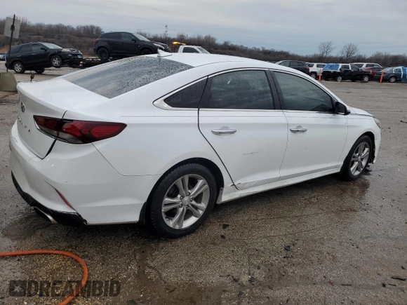 2018 Hyundai Sonata SEL with VIN 5NPE34AFXJH658789, listed as a Copart auction lot 47558645 with 82,936 mi miles and Salvage Title. Bid and sale history available at carsss.com. Image 3.