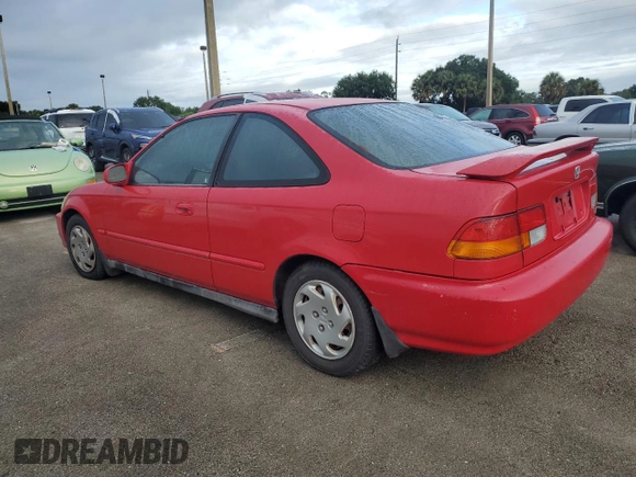 1996 Honda Civic EX z VIN 1HGEJ8147TL039174, wystawiony jako Copart lot #74813904 z przebiegiem 1 146 007 mil mil oraz Szkoda całkowita • Salvage title. Historia ofert i sprzedaży dostępna na DreamBid. Obrazek 2.