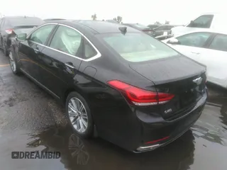 2018 Genesis G80 3.8L z VIN KMHGN4JEXJU232709, wystawiony jako IAAI lot #41886564 z przebiegiem 21 307 mil mil oraz . Historia ofert i sprzedaży dostępna na DreamBid. Obrazek 3.