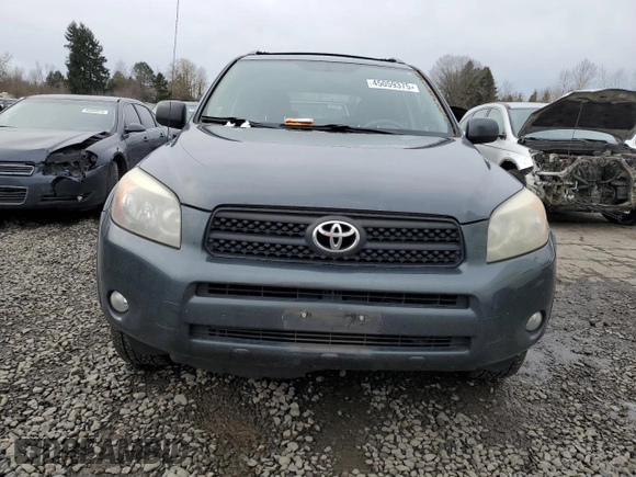 2007 Toyota RAV4 Sport with VIN JTMBD32V275120287, listed as a Copart auction lot 45059375 with 192,667 mi miles and Salvage Title. Bid and sale history available at carsss.com. Image 5.
