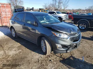 2020 Chevrolet Equinox LS with VIN 3GNAXHEV2LS548430, listed as a Copart auction lot 47304195 with 53,252 mi miles and Salvage Title. Bid and sale history available at carsss.com. Image 4.