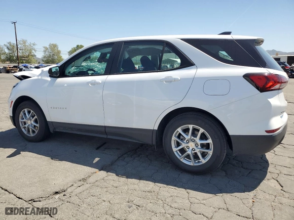 2024 Chevrolet Equinox LS with VIN 3GNAXHEGXRL138690, listed as a Copart auction lot 52416625 with 6,552 mi miles and Salvage Title. Bid and sale history available at carsss.com. Image 2.