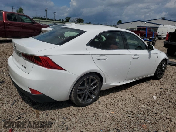 2018 Lexus IS 300 with VIN JTHBA1D27J5076809, listed as a Copart auction lot 65067425 with 7,644 mi miles and Salvage title. Bid and sale history available at DreamBid. Image 3.