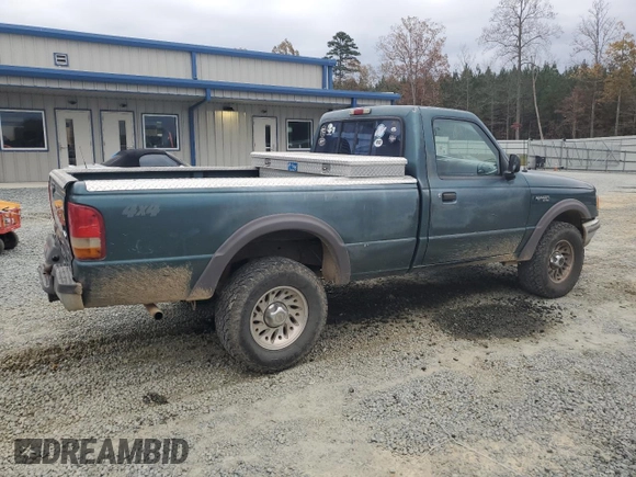 1997 Ford Ranger XLT with VIN 1FTCR11X2VTA87152, listed as a Copart auction lot 81559504 with 261,925 mi miles and Salvage title. Bid and sale history available at DreamBid. Image 3.