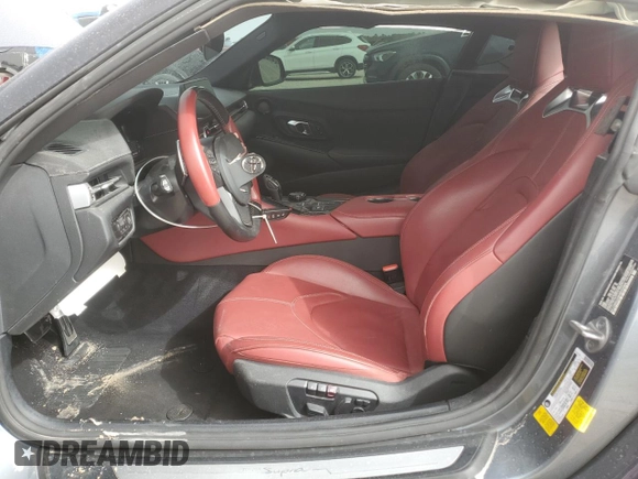 2022 Toyota Supra 3.0 z VIN WZ1DB0C03NW050968, wystawiony jako Copart lot #44450175 z przebiegiem 22 420 mil mil oraz Szkoda całkowita • Salvage title. Historia ofert i sprzedaży dostępna na DreamBid. Obrazek 7.