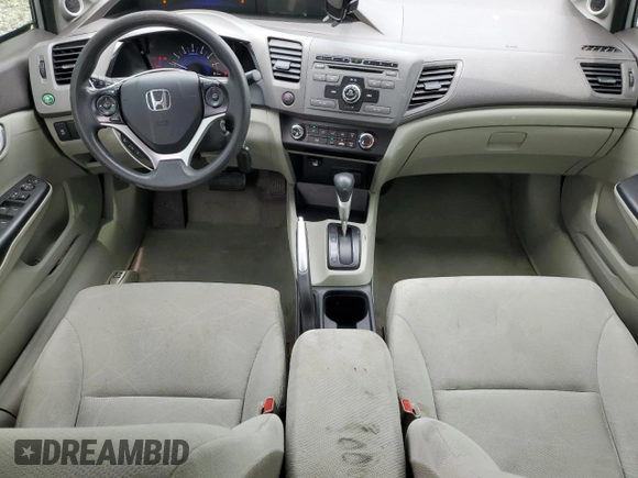 2012 Honda Civic EX with VIN 2HGFB2F80CH557022, listed as a Copart auction lot 54429535 with 189,345 mi miles and Clean Title. Bid and sale history available at DreamBid. Image 8.