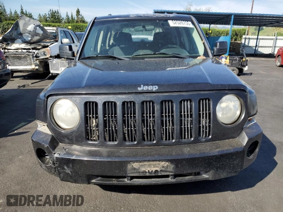 2010 Jeep Patriot Sport with VIN 1J4NF2GB9AD518345, listed as a Copart auction lot 52528755 with 175,193 mi miles and Salvage Title. Bid and sale history available at carsss.com. Image 5.