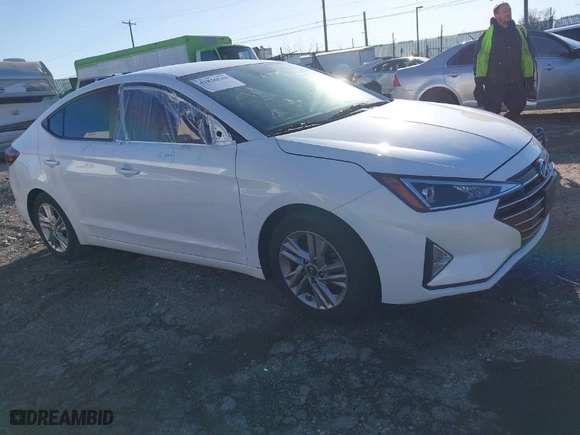2019 Hyundai Elantra SEL with VIN 5NPD84LF4KH460401, listed as a IAAI auction lot 41826548 with 179,951 mi miles. Bid and sale history available at carsss.com. Image 1.