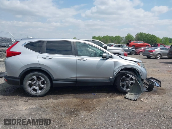 2017 Honda CR-V EX with VIN 7FARW1H53HE031126, listed as a IAAI auction lot 42018103 with 75,312 mi miles. Bid and sale history available at carsss.com. Image 13.