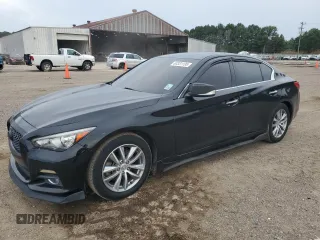 2015 Infiniti Q50 Premium with VIN JN1BV7AP8FM340774, listed as a Copart auction lot 63331135 with 101,056 mi miles and Clean title. Bid and sale history available at DreamBid. Image 1.