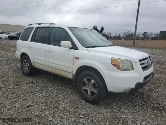 2006 Honda Pilot EX-L with RES with VIN 5FNYF28606B002783, listed as a Copart auction lot 43748855 with 262,114 mi miles and Salvage Title. Bid and sale history available at carsss.com. Image 4.