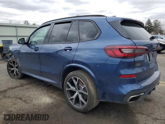 2021 BMW X5 M50i with VIN 5UXJU4C03M9E52555, listed as a Copart auction lot 48171365 with 64,731 mi miles and Salvage Title. Bid and sale history available at carsss.com. Image 2.