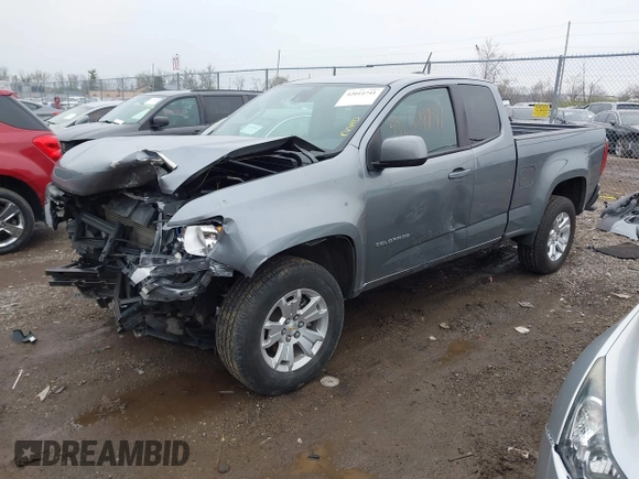 2022 Chevrolet Colorado 2WD LT z VIN 1GCHSCEA3N1158107, wystawiony jako IAAI lot #42014741 z przebiegiem 47 661 mil mil oraz . Historia ofert i sprzedaży dostępna na DreamBid. Obrazek 18.