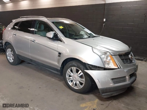 2012 Cadillac SRX Luxury Collection with VIN 3GYFNDE38CS596455, listed as a IAAI auction lot 41990901 with 118,272 mi miles. Bid and sale history available at carsss.com. Image 1.