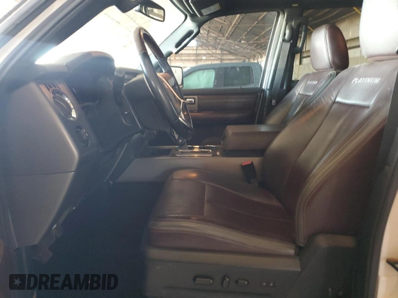 2016 Ford Expedition EL Platinum with VIN 1FMJK1LT8GEF20479, listed as a Copart auction lot 76396204 with 107,007 mi miles and Salvage Title. Bid and sale history available at carsss.com. Image 7.