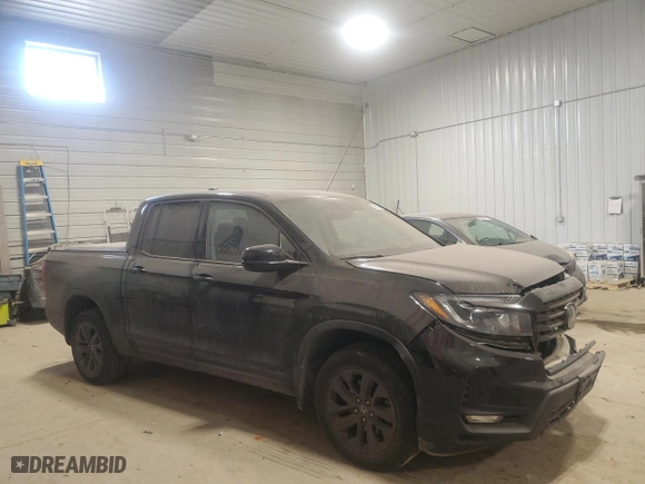 2021 Honda Ridgeline Sport with VIN 5FPYK3F16MB011985, listed as a Copart auction lot 88902405 with 58,087 mi miles and Salvage Title. Bid and sale history available at carsss.com. Image 4.