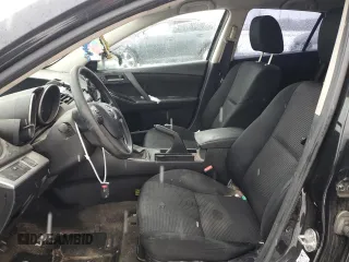 2013 Mazda 3 GX with VIN JM1BL1KF1D1729468, listed as a Copart auction lot 80479774 with 236,513 mi miles and Salvage Title. Bid and sale history available at carsss.com. Image 7.