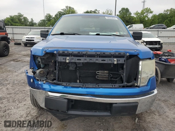 2009 Ford F-150 STX with VIN 1FTRX128X9FB21799, listed as a Copart auction lot 58263855 with 214,192 mi miles and Salvage title. Bid and sale history available at DreamBid. Image 5.