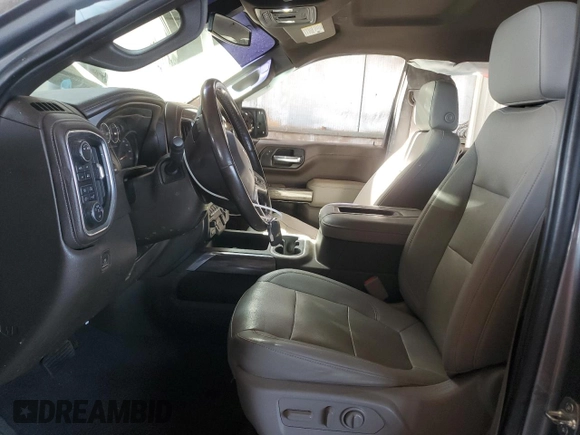 2021 Chevrolet Silverado 1500 LTZ with VIN 1GCUYGET1MZ305238, listed as a Copart auction lot 68884534 with 84,045 mi miles and Salvage Title. Bid and sale history available at DreamBid. Image 7.