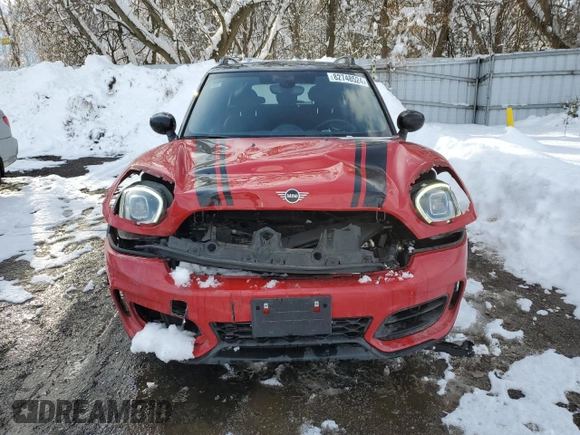 2021 MINI Countryman John Cooper Works with VIN WMZ33BS05M3N01273, listed as a Copart auction lot 82748524 with 52,091 mi miles and Salvage Title. Bid and sale history available at carsss.com. Image 5.