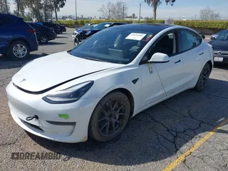 2023 Tesla Model 3 with VIN 5YJ3E1EA8PF398110, listed as a IAAI auction lot 41692006 with 112,699 mi miles and . Bid and sale history available at carsss.com. Image 19.