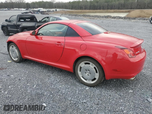 2005 Lexus SC 430 z VIN JTHFN48Y350065153, wystawiony jako Copart lot #47030875 z przebiegiem 151 837 mil mil oraz Szkoda całkowita • Salvage title. Historia ofert i sprzedaży dostępna na DreamBid. Obrazek 2.