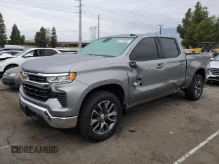 2023 Chevrolet Silverado 1500 LT with VIN 1GCPACEK3PZ234808, listed as a Copart auction lot 81711604 with 27,943 mi miles and Salvage Title. Bid and sale history available at DreamBid. Image 1.
