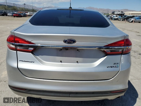2017 Ford Fusion Hybrid SE with VIN 3FA6P0LUXHR266132, listed as a Copart auction lot 56255565 with 182,458 mi miles and Salvage title. Bid and sale history available at DreamBid. Image 6.