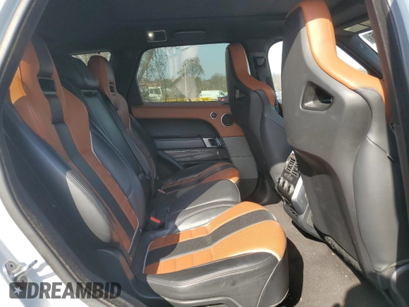 2016 Land Rover Range Rover Sport SVR z VIN SALWZ2EF9GA586204, wystawiony jako Copart lot #49633635 z przebiegiem 86 019 mil mil oraz Szkoda całkowita • Salvage title. Historia ofert i sprzedaży dostępna na DreamBid. Obrazek 11.