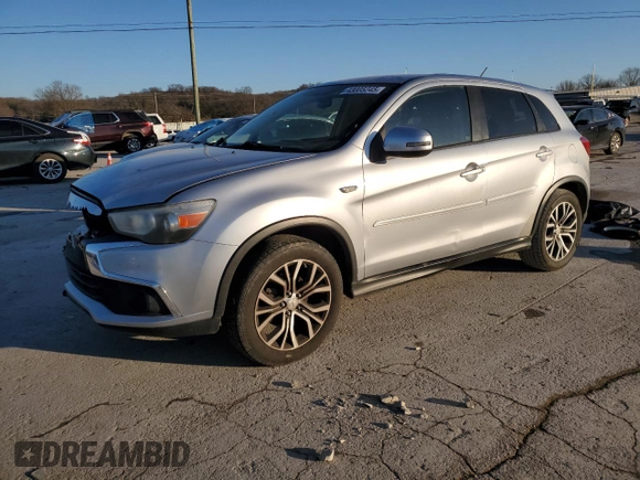 2016 Mitsubishi Outlander Sport 2.4 SE with VIN JA4AP3AW4GZ042949, listed as a Copart auction lot 43005245 with 186,761 mi miles and Salvage Title. Bid and sale history available at carsss.com. Image 1.