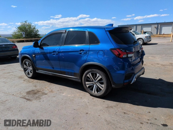 2020 Mitsubishi Outlander ES with VIN JA4AP3AU3LU007728, listed as a Copart auction lot 57160025 with 75,295 mi miles and Salvage title. Bid and sale history available at DreamBid. Image 2.