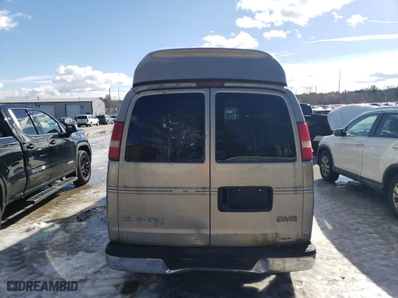 2003 GMC Savana Cargo Van YF7 Upfitter with VIN 1GDFH15T231157079, listed as a Copart auction lot 43487605 with 109,706 mi miles and Non Repairable. Bid and sale history available at carsss.com. Image 6.