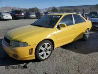 2001 Audi S4 with VIN WAURD68D61A092472, listed as a Copart auction lot 44989545 with 165,067 mi miles and Salvage Title. Bid and sale history available at carsss.com. Image 1.