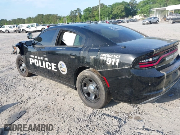 2019 Dodge Charger Police with VIN 2C3CDXAT0KH688698, listed as a IAAI auction lot 42090480 with 49,151 mi miles and . Bid and sale history available at DreamBid. Image 3.