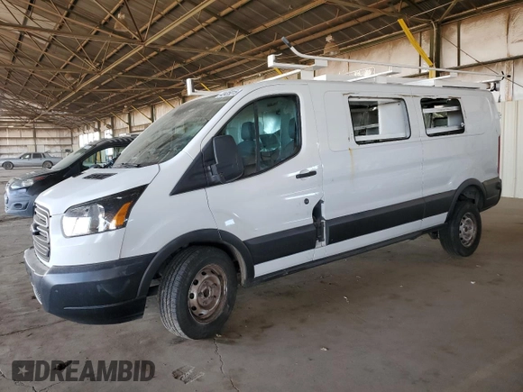 2019 Ford Transit z VIN 1FTYR2ZM5KKB65480, wystawiony jako Copart lot #43435015 z przebiegiem 94 953 mil mil oraz Czysty tytuł • Clean title. Historia ofert i sprzedaży dostępna na DreamBid. Obrazek 1.
