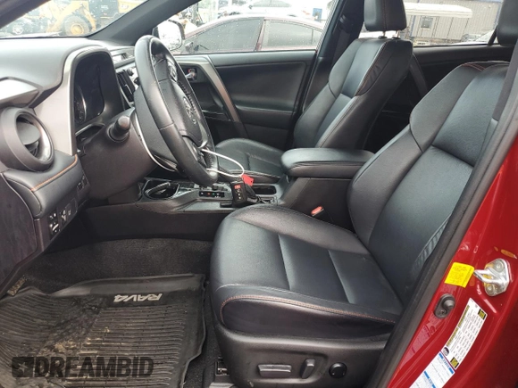 2018 Toyota RAV4 SE with VIN 2T3JFREV9JW846507, listed as a Copart auction lot 59038805 with Not provided miles and Salvage title. Bid and sale history available at DreamBid. Image 7.