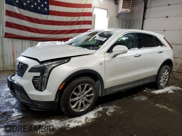 2021 Cadillac XT4 AWD Luxury with VIN 1GYFZBR43MF000539, listed as a Copart auction lot 41786565 with 69,543 mi miles and Salvage Title. Bid and sale history available at carsss.com. Image 1.