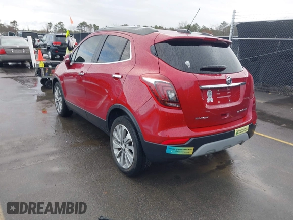 2018 Buick Encore Preferred with VIN KL4CJASB7JB701262, listed as a IAAI auction lot 41717933 with 55,321 mi miles. Bid and sale history available at carsss.com. Image 3.