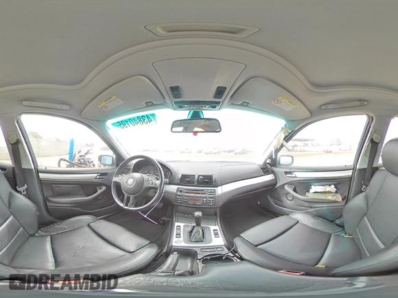 2004 BMW 3 Series 325i with VIN WBAAZ33414KP89681, listed as a Copart auction lot 43840195 with 200,212 mi miles and Salvage Title. Bid and sale history available at carsss.com. Image 12.