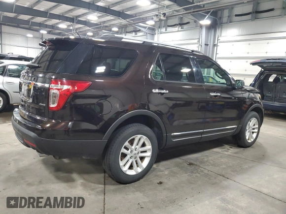 2013 Ford Explorer XLT with VIN 1FM5K8D84DGB60227, listed as a Copart auction lot 52698285 with 133,871 mi miles and Salvage Title. Bid and sale history available at DreamBid. Image 3.