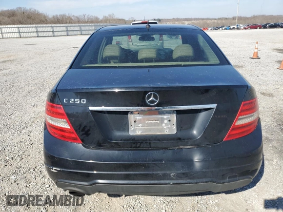 2013 Mercedes-Benz C 250 Sport with VIN WDDGF4HB5DR245894, listed as a Copart auction lot 49035925 with 184,374 mi miles and Salvage Title. Bid and sale history available at DreamBid. Image 6.