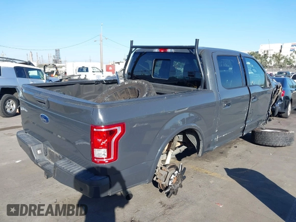 2016 Ford F-150 XL with VIN 1FTEW1CG4GKE46007, listed as a IAAI auction lot 41342218 with 211,015 mi miles and . Bid and sale history available at carsss.com. Image 4.
