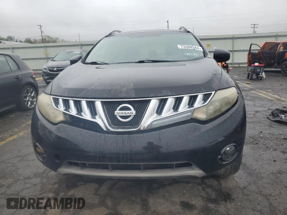 2009 Nissan Murano LE with VIN JN8AZ18WX9W160393, listed as a Copart auction lot 73369344 with 167,721 mi miles and Salvage Title. Bid and sale history available at carsss.com. Image 5.