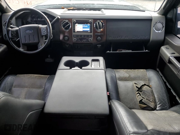 2011 Ford F-250 XL with VIN 1FT7W2BT2BEA73019, listed as a Copart auction lot 53987465 with 268,537 mi miles and Salvage title. Bid and sale history available at DreamBid. Image 8.