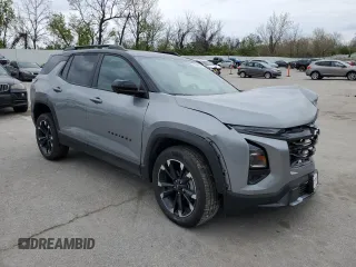 2025 Chevrolet Equinox FWD RS with VIN 3GNAXLEG8SL152533, listed as a Copart auction lot 51916695 with 2,697 mi miles and Salvage title. Bid and sale history available at DreamBid. Image 4.