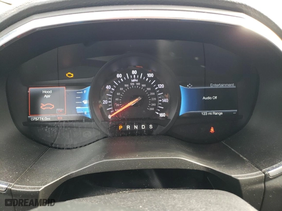2021 Ford Edge ST with VIN 2FMPK4APXMBA34202, listed as a Copart auction lot 83000364 with 75,774 mi miles and Salvage Title. Bid and sale history available at carsss.com. Image 9.