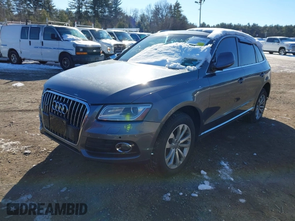 2014 Audi Q5 Premium z VIN WA1CFAFP9EA004081, wystawiony jako IAAI lot #41429686 z przebiegiem 110 490 mil mil oraz . Historia ofert i sprzedaży dostępna na DreamBid. Obrazek 2.