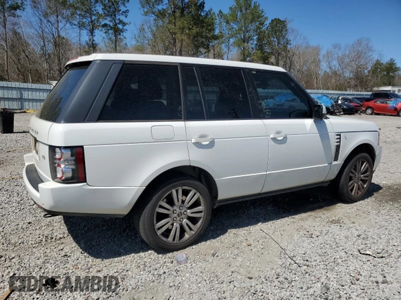 2012 Land Rover Range Rover HSE Lux with VIN SALMF1D44CA388182, listed as a Copart auction lot 49633695 with 152,503 mi miles and Clean title. Bid and sale history available at DreamBid. Image 3.