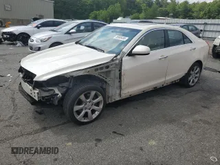 2014 Cadillac ATS Standard AWD with VIN 1G6AG5RX7E0119901, listed as a Copart auction lot 58985495 with 176,647 mi miles and Salvage title. Bid and sale history available at DreamBid. Image 1.